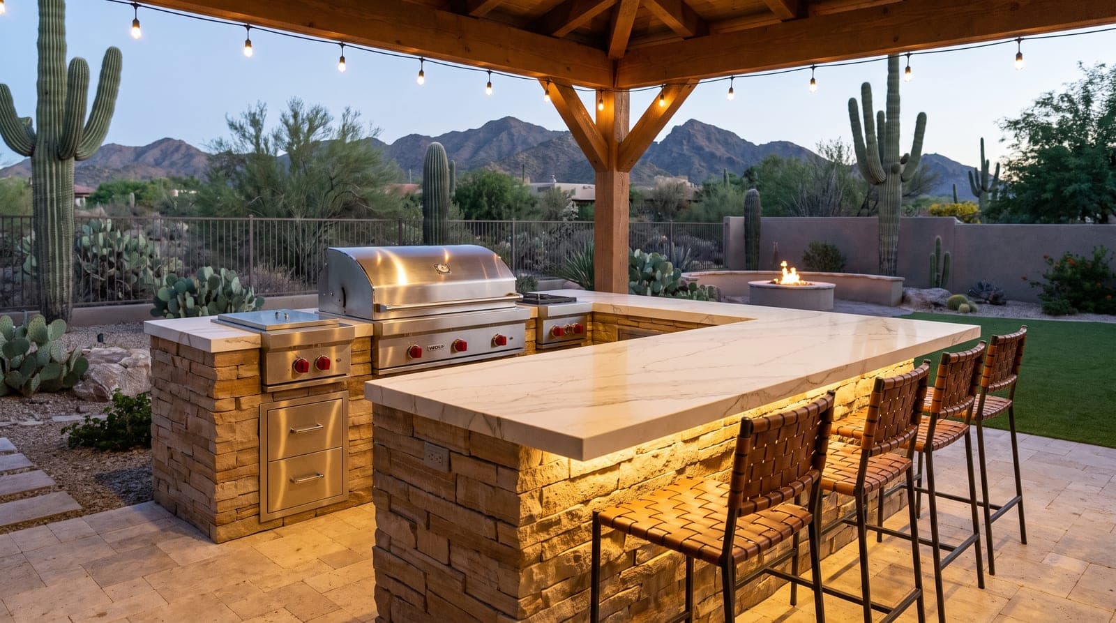 Outdoor Kitchens project in Gilbert, AZ by Gilbert General Contractor