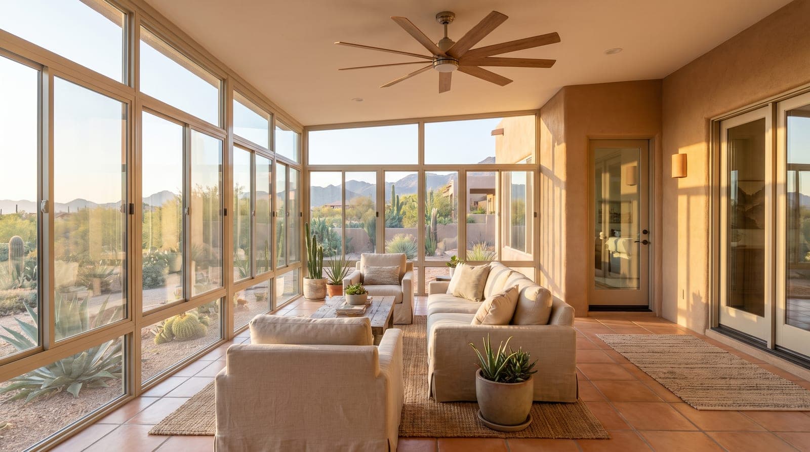 Sunrooms & Arizona Rooms project in Gilbert, AZ by Gilbert General Contractor