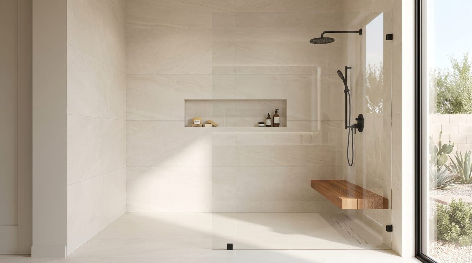 Walk-In Shower Conversions project in Gilbert, AZ by Gilbert General Contractor